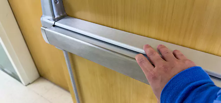 Installing a Push Bar on a Door Town n Country